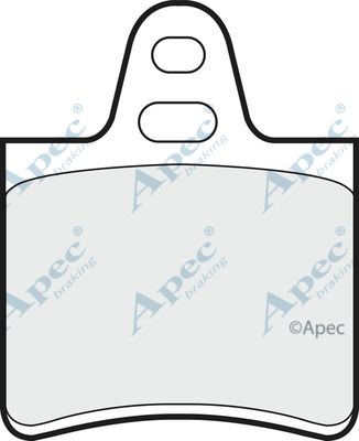 APEC BRAKING Комплект тормозных колодок, дисковый тормоз PAD276